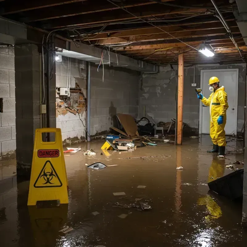 Flooded Basement Electrical Hazard in Dayton, TN Property